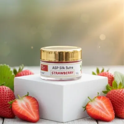 Asp Silk Sutra Strawberry Lip balm SPF 15 (10 gm)